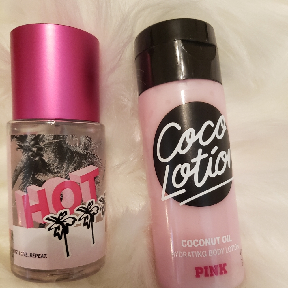 Pink Victoria secret set